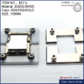 die-cast 304SS 180 degree glass to glass hinge